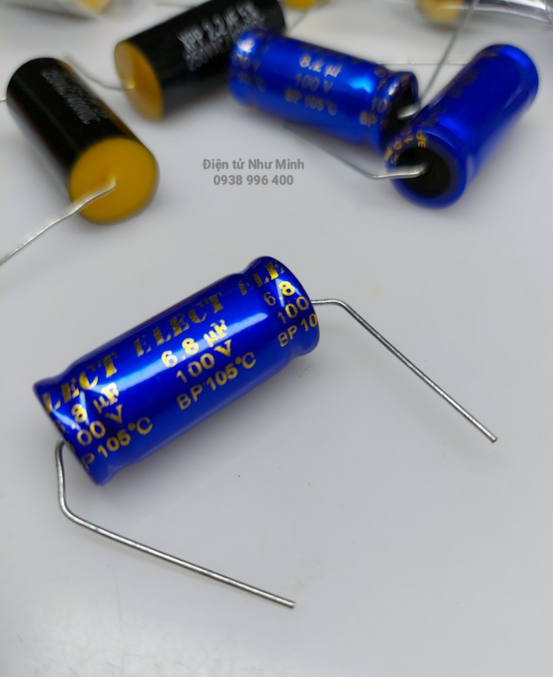 Tụ Loa Trung 6.8uF - 100v- Tụ Loa Lời cao cấp