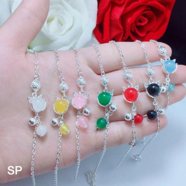 Lắc tay hồ ly bạc dáng mới kute