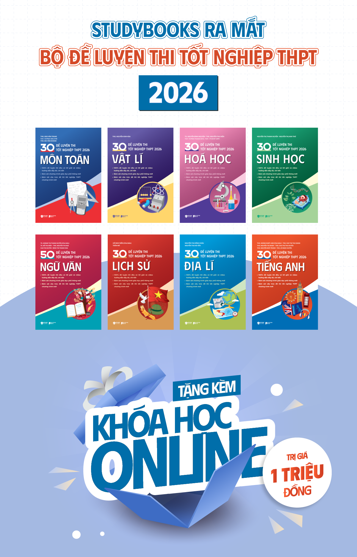 Sách 30 Đề Luyện Thi Tốt Nghiệp THPT 2026 Lịch sử