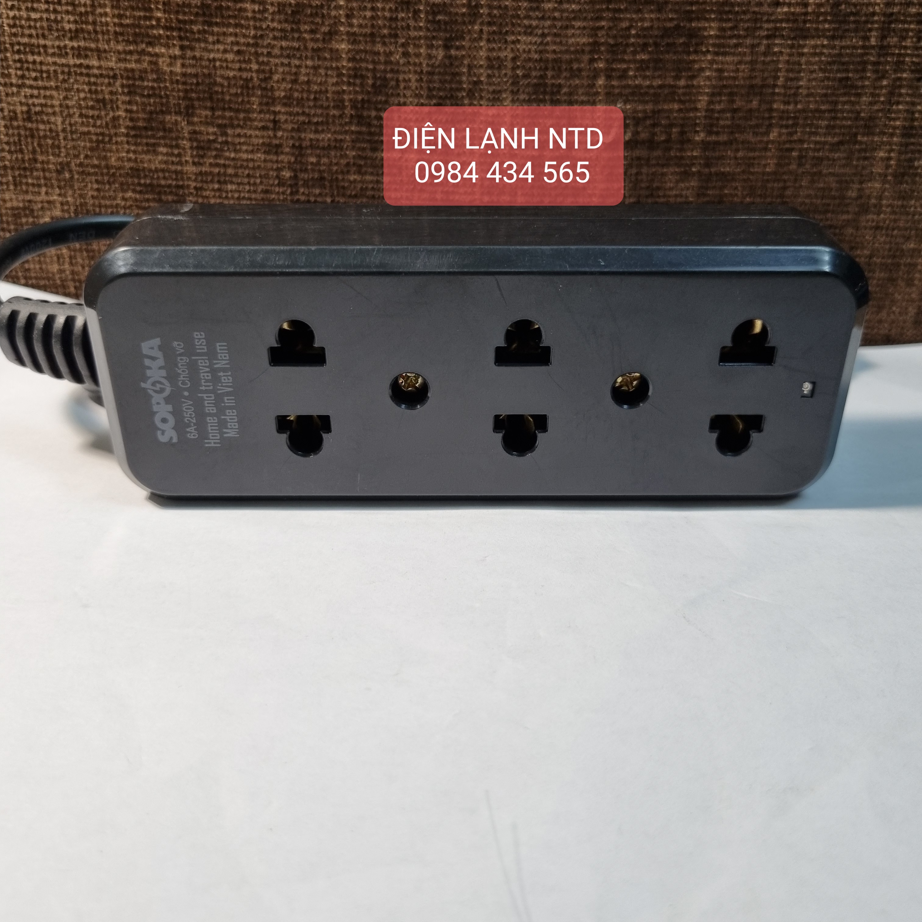 Ổ cắm điện 3 ổ SOPOKA/ổ cắm/ổ cắm liền dây 3 ổ cắm