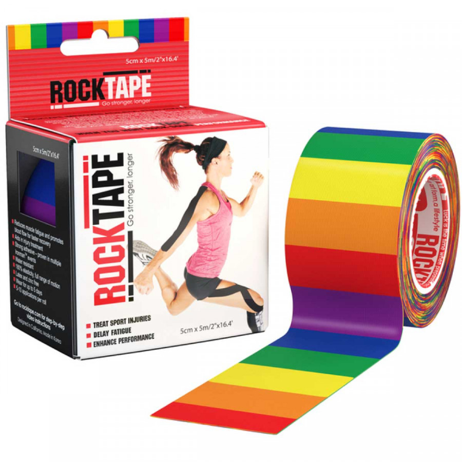 Băng dán cơ thể thao Rocktape - Rainbow