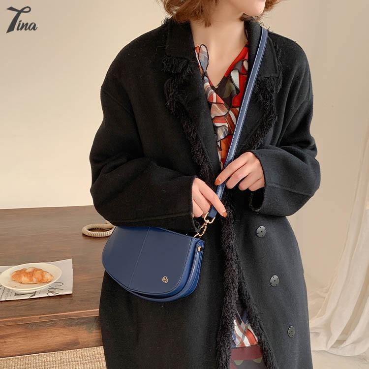 Túi cầm tay nữ Micocah Saddle 2021 thiết kế đơn giản, có dây đeo chéo