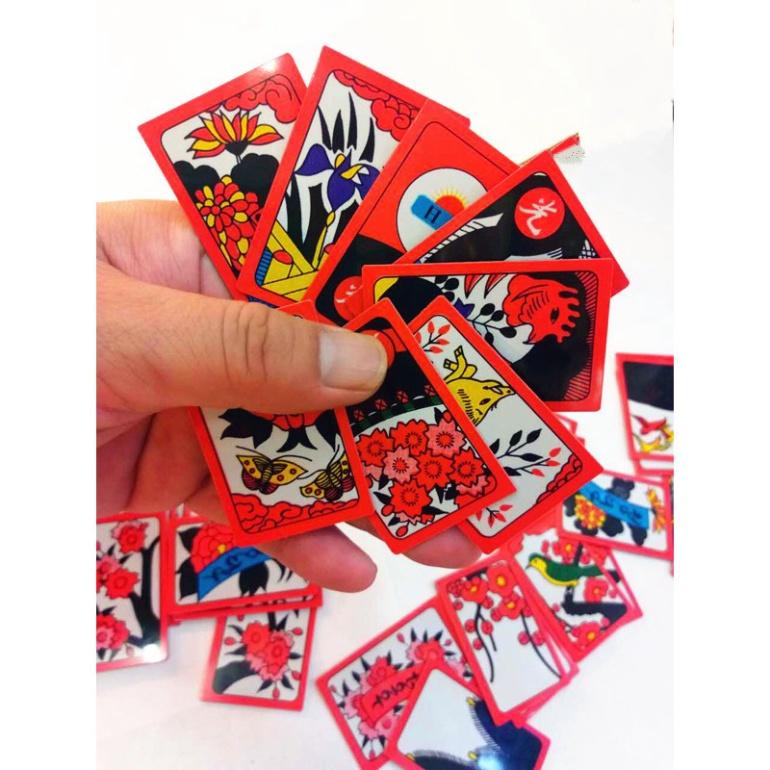 Bài hoa Hàn Quốc/Nhật Bản hanafuda (koi koi) nhựa thuộc loại cứng in đẹp