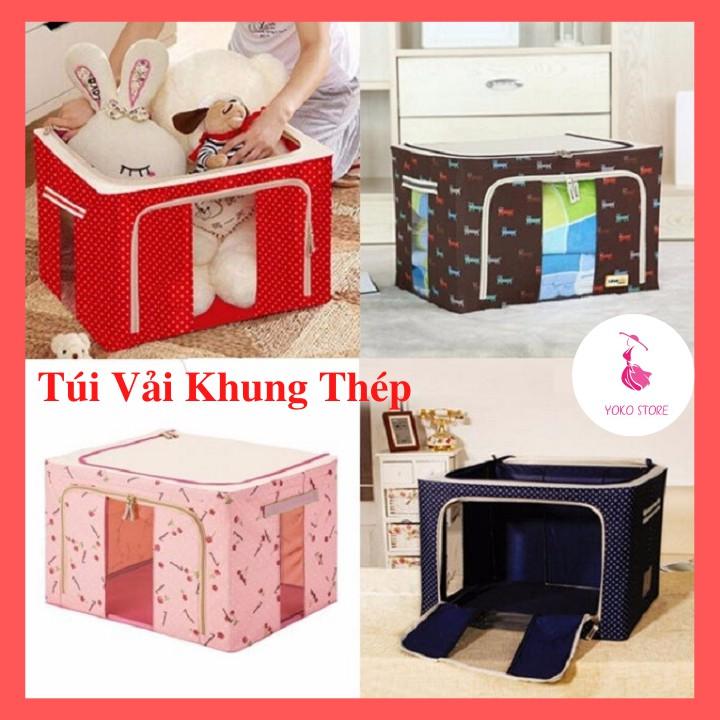 TÚI VẢI KHUNG THÉP GẤP GỌN LOẠI LỚN 66L