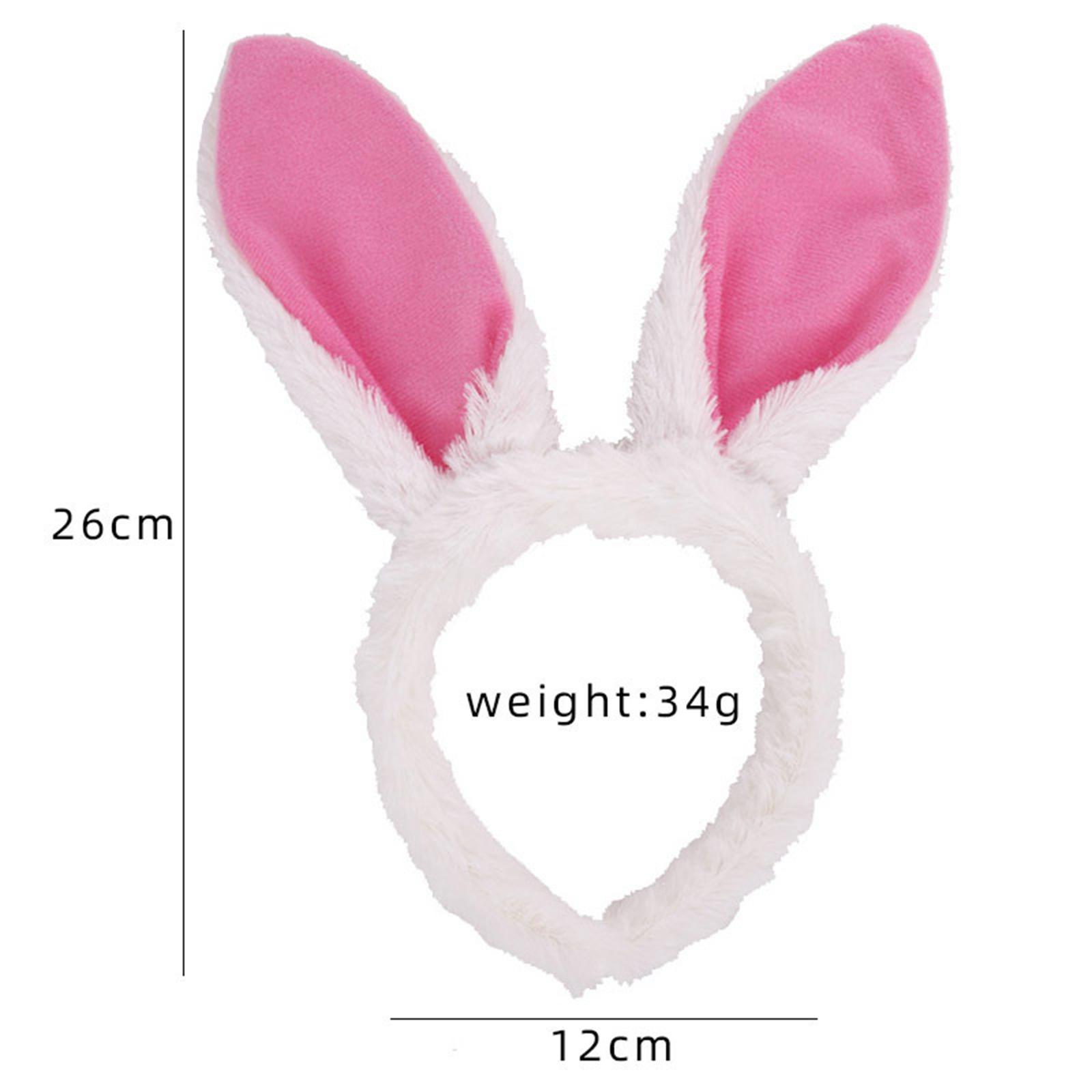 Ears Headband Rabbit Hairbands for Halloween for Kids and Adults