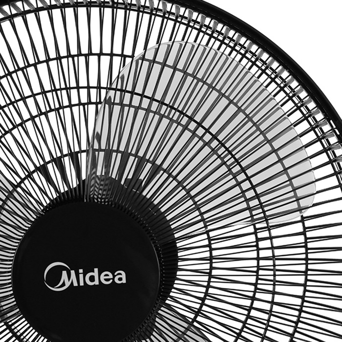 Quạt Điện Midea FS40-18CB 50W Đen - Hàng Chính Hãng