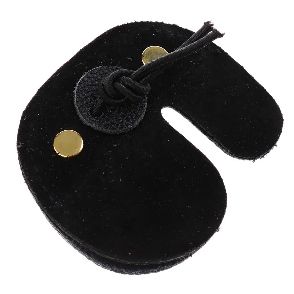 Double Archery Shooting Finger Tabs Finger Saver Protect Guard Gear