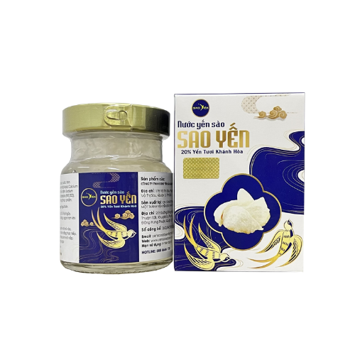 Combo 12 Hũ Nước Yến Sào Sao Yến Người Lớn 20% hộp 70ml