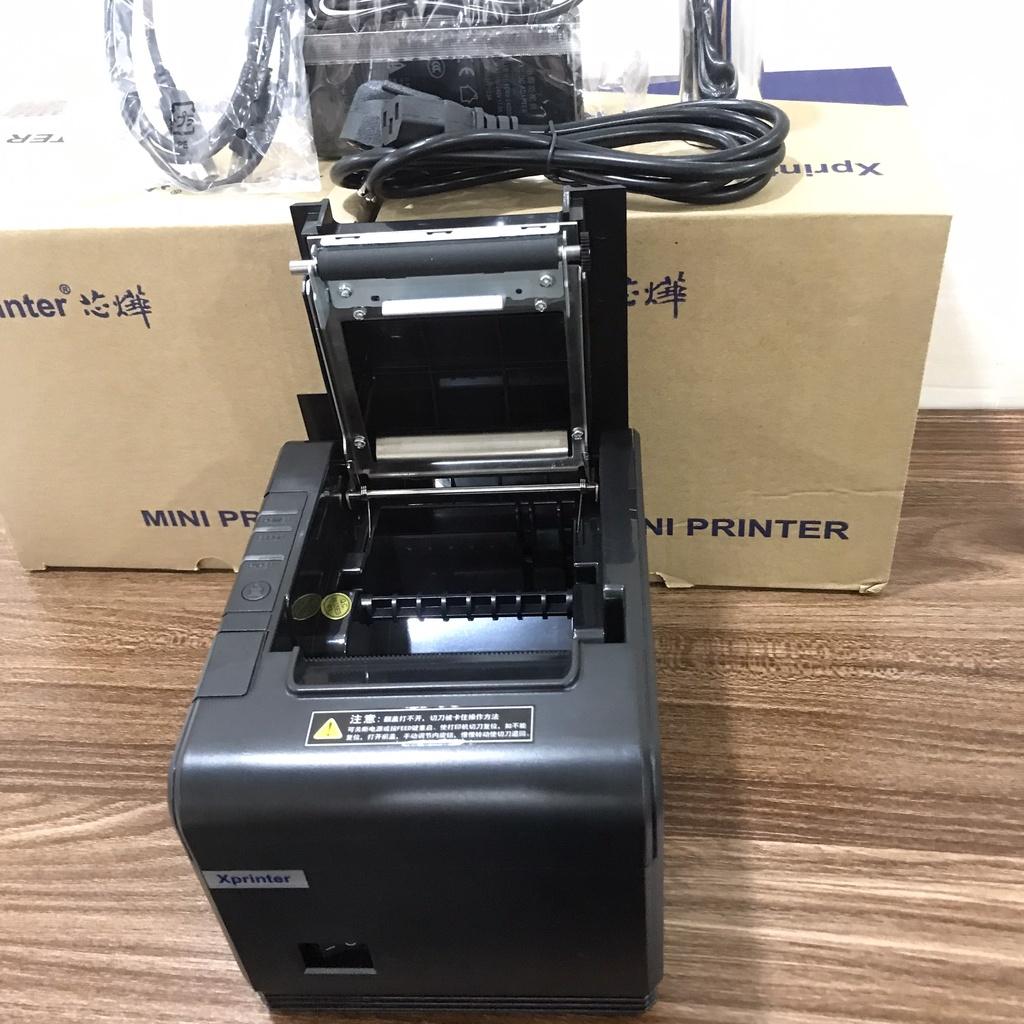 Máy in hóa đơn Xprinter Q200, máy in nhiệt , máy in bill cửa hàng/quán ăn ( USB + LAN) tốc độ in 200mm/s) [HÀNG CHÍNH HÃNG]