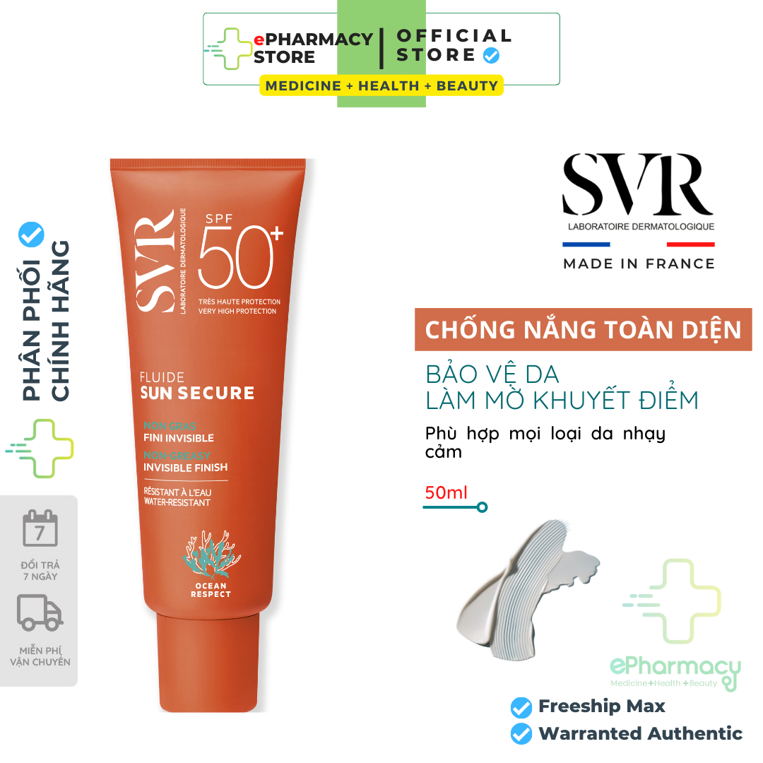 Kem Chống Nắng SVR Sun Secure Fluide SPF50+