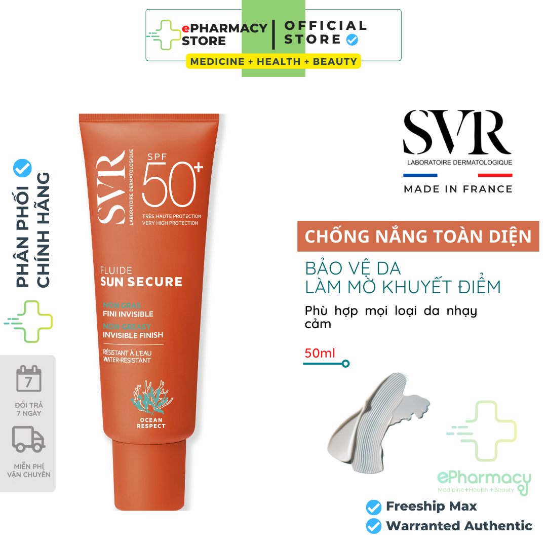 Kem Chống Nắng SVR Sun Secure Fluide SPF50+ (50ml)