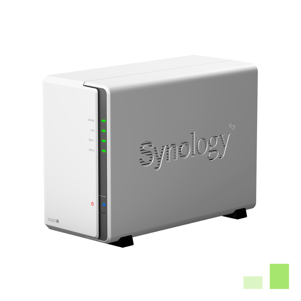 Synology DS220j model 2-bay thiết bị lưu trữ dữ liệu mạng - Hàng nhập khẩu chính hãng 100%