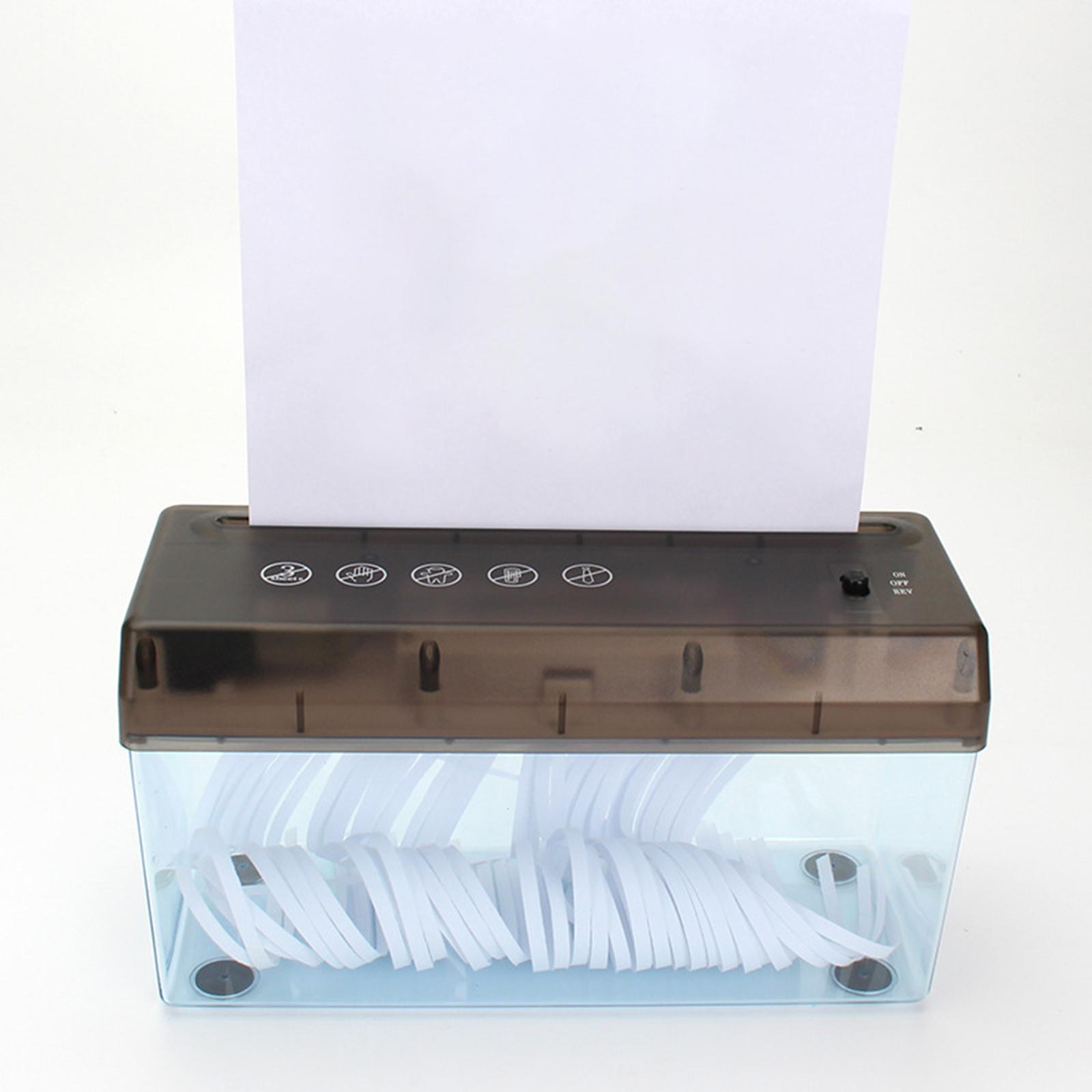 Portable Mini Paper Shredder Home Office for Letters Household Paper Cutter