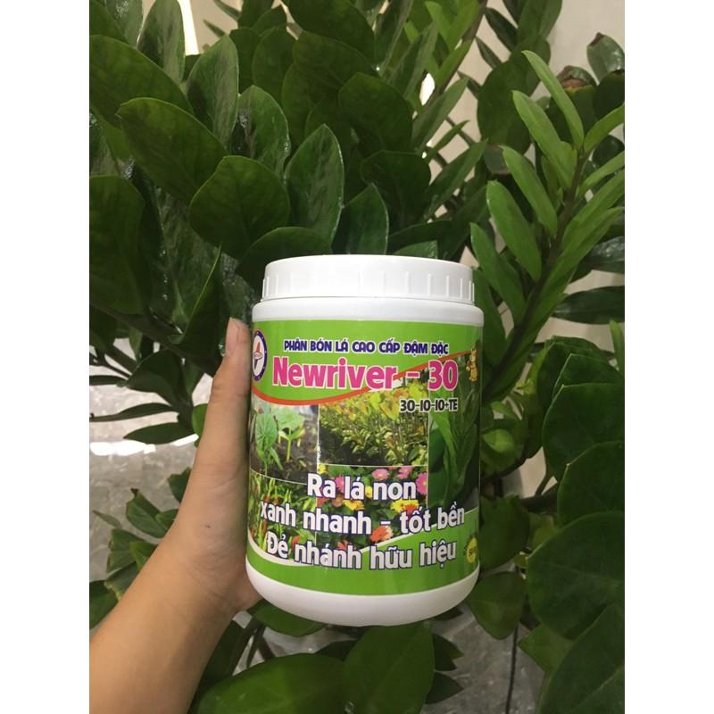 PHÂN BÓN NEWRIVER 30-10-10 HŨ 500GR - XANH MỠ LÁ