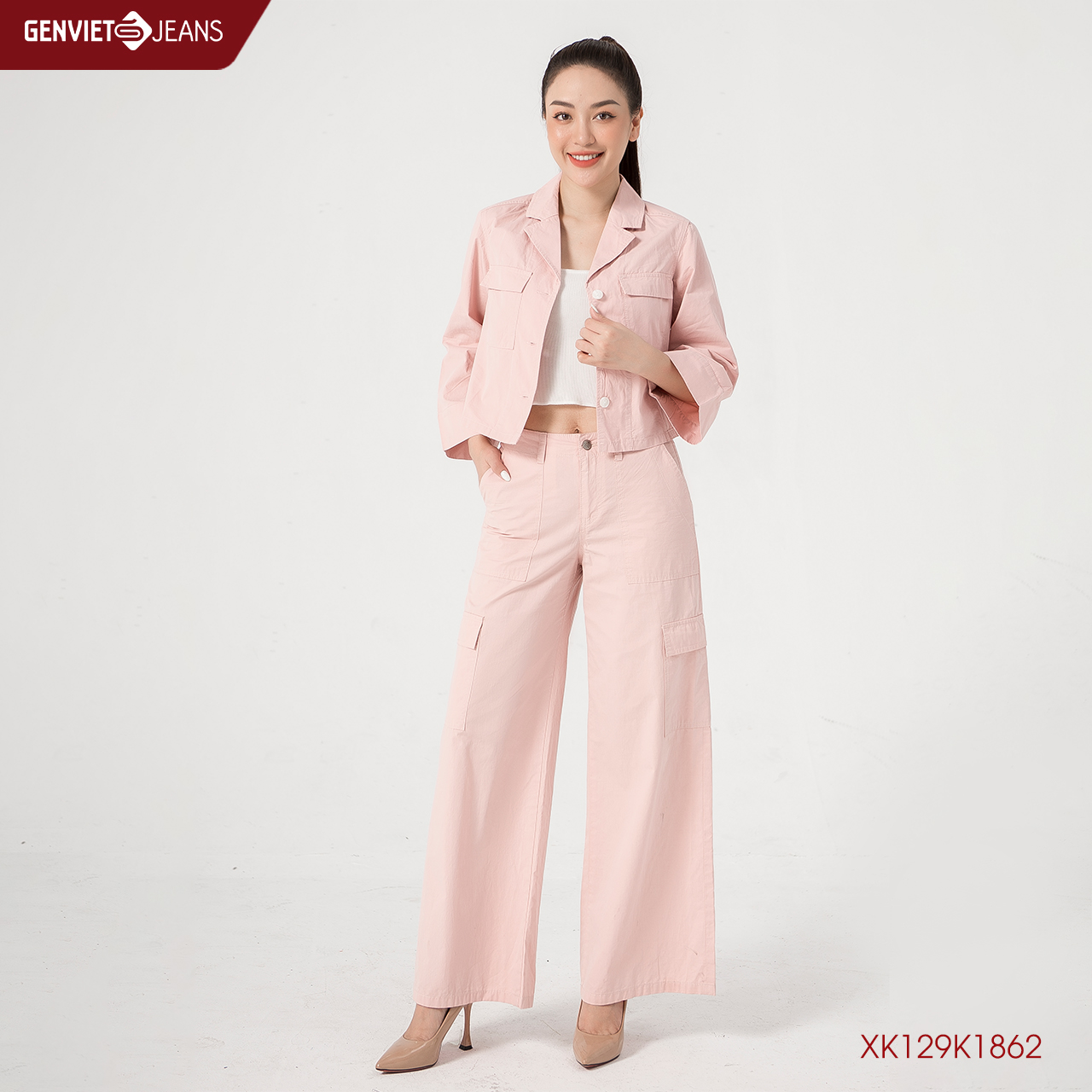 Áo Khoác Kaki Nữ-XK129K1862-GENVIET