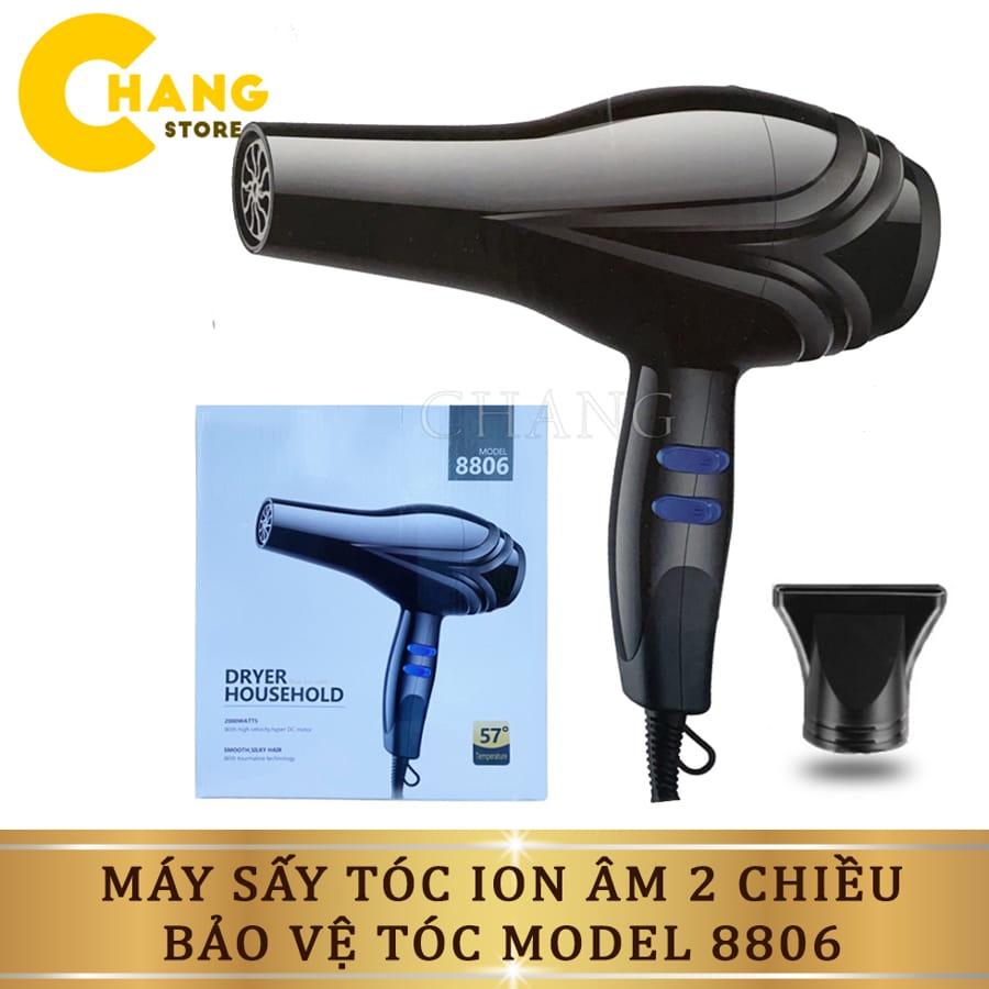 Máy Sấy Tóc DRYER Mode 8806 Công Suất 2000W - Máy Sấy Tóc Ion Âm 2 Chiều Nóng Lạnh Bảo Vệ Tóc