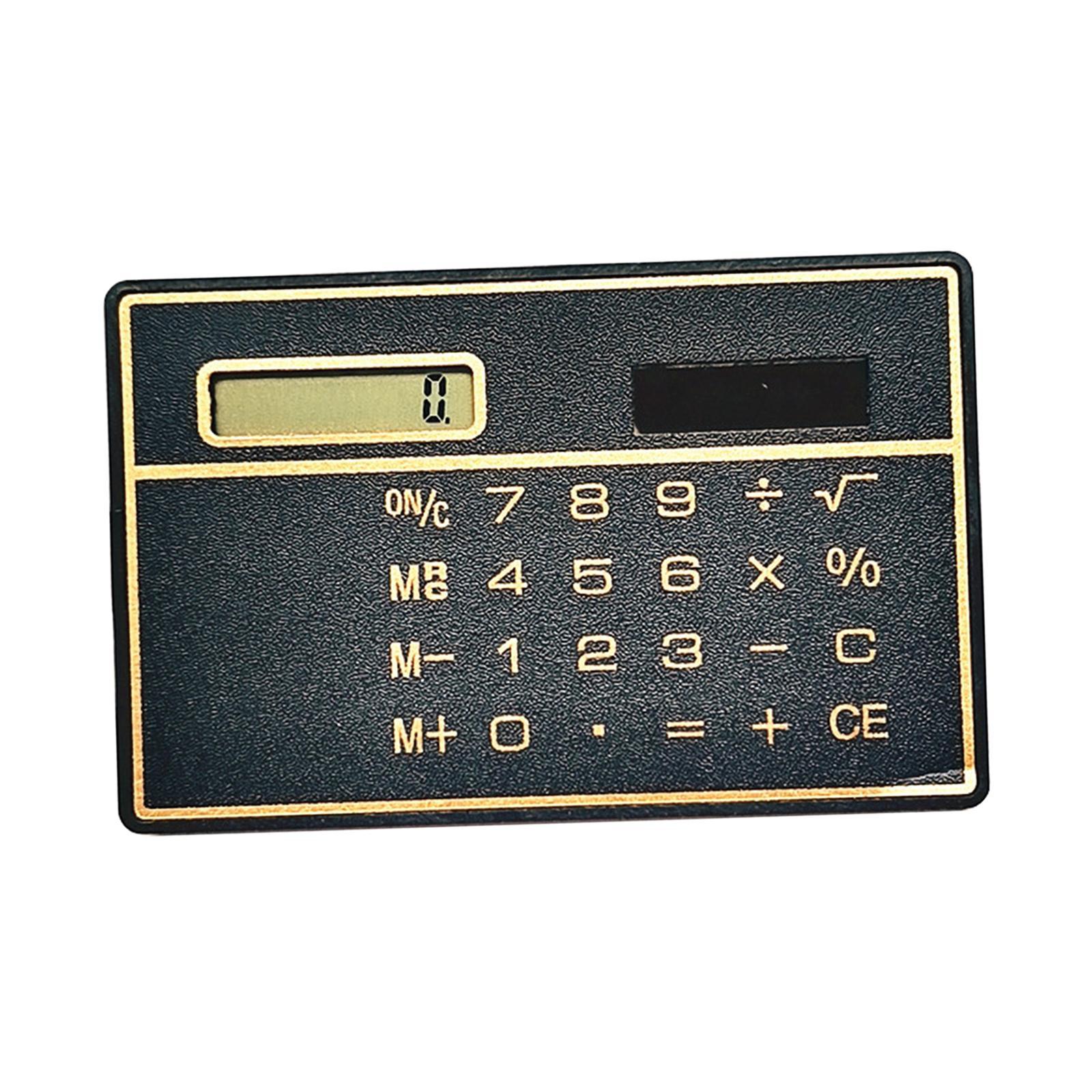 8 Digit Calculator Standard Function Calculator with Solar Powered, Big Buttons, LCD Display Screen, Pocket Calculator for Business Home Desktop