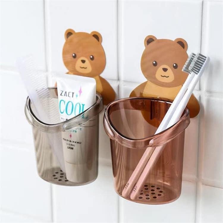 SET 10 CỐC GẤU ĐỰNG BÀN CHẢI ĐÁNH RĂNG ĐA NĂNG.