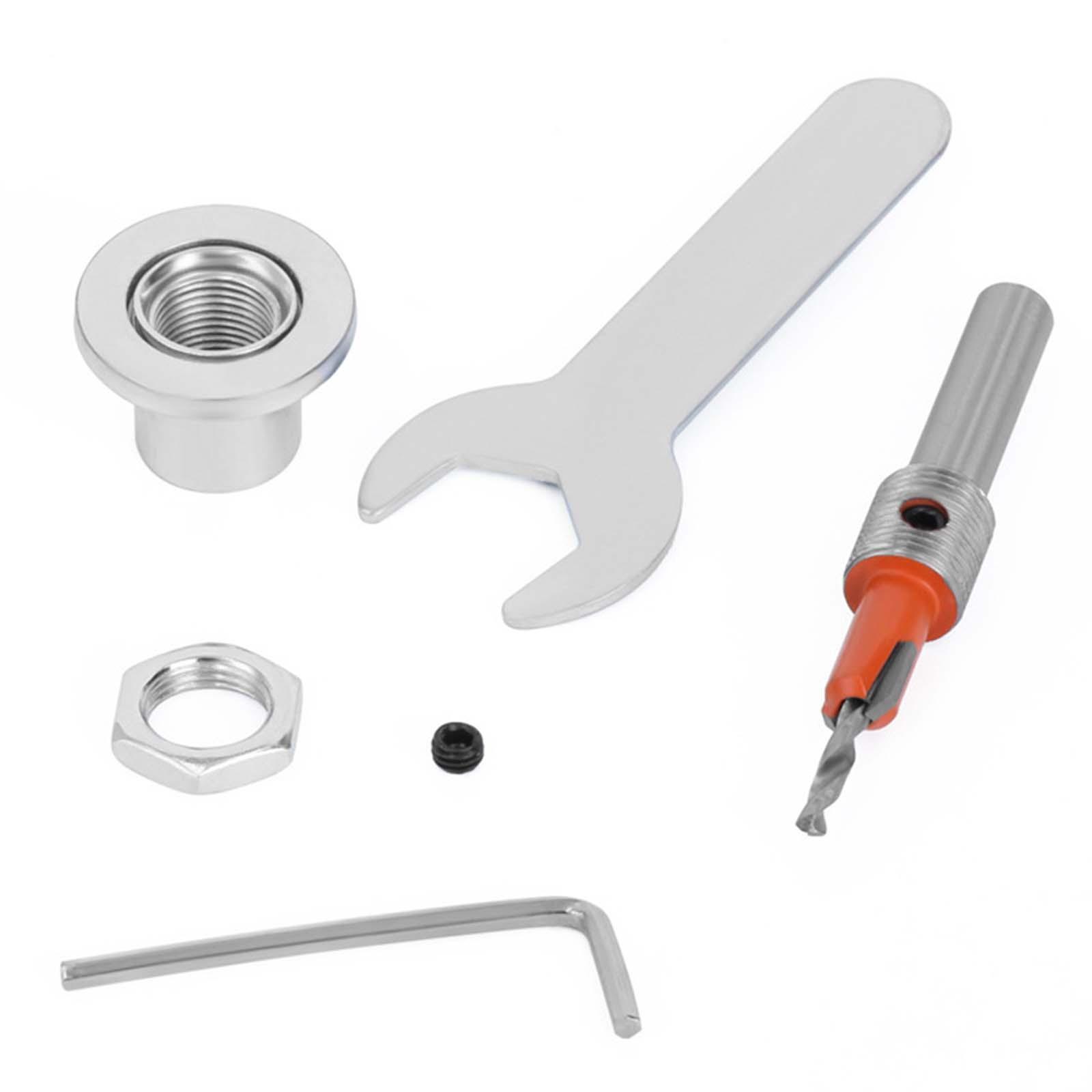 Woodworking Drill Bit Countersink Adjustable Round Steel for Drilling