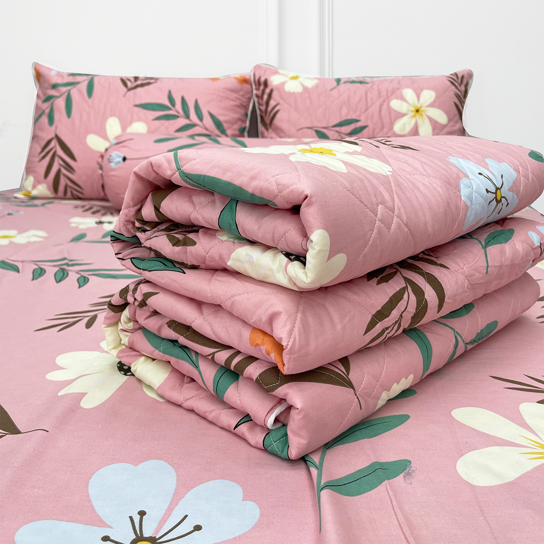 Bộ Ga Gối 100% Cotton Thuần Việt - Đa Dạng Họa Tiết