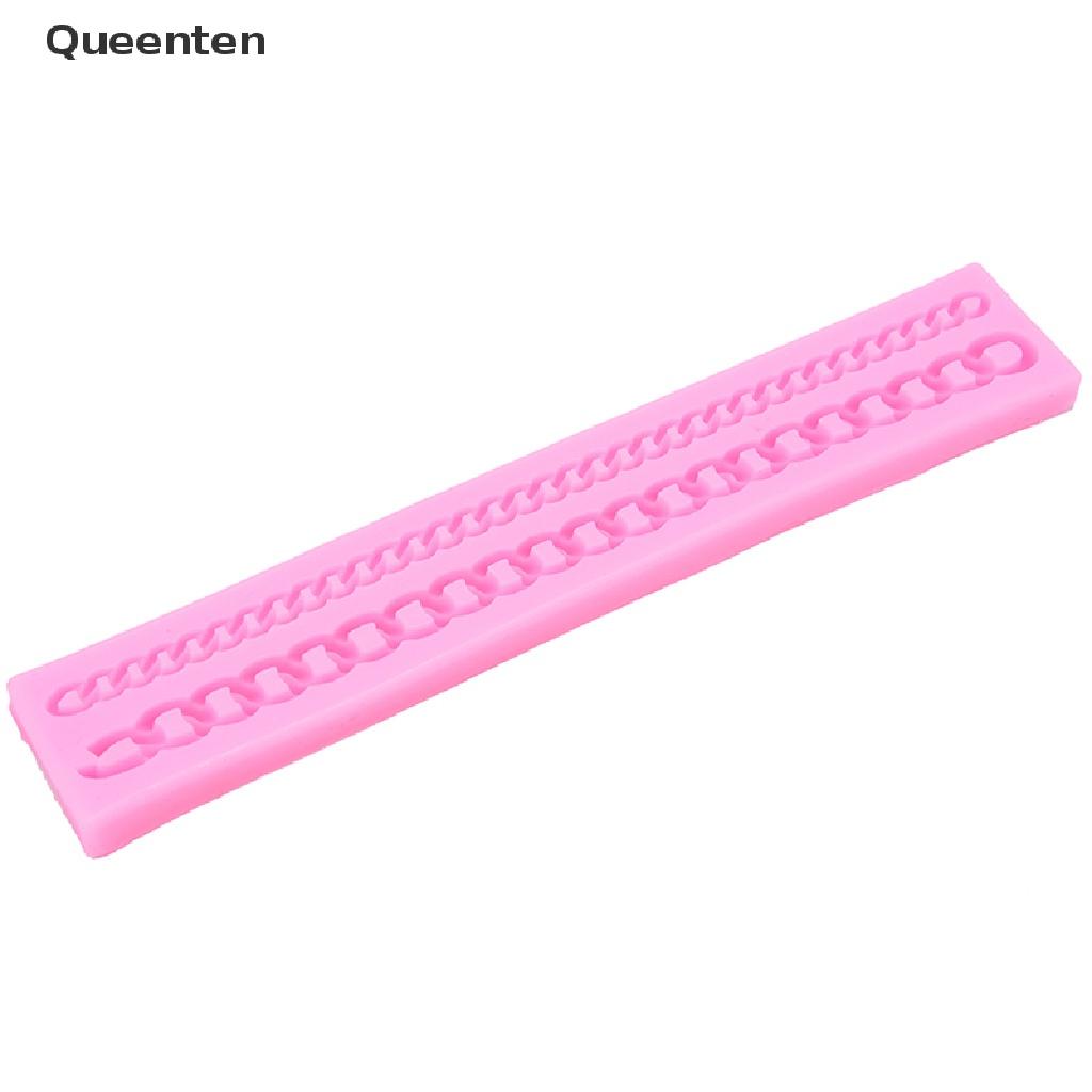 Khuôn silicone tạo hình làm bánh kẹo hình túi xách dây xích dài 3D
