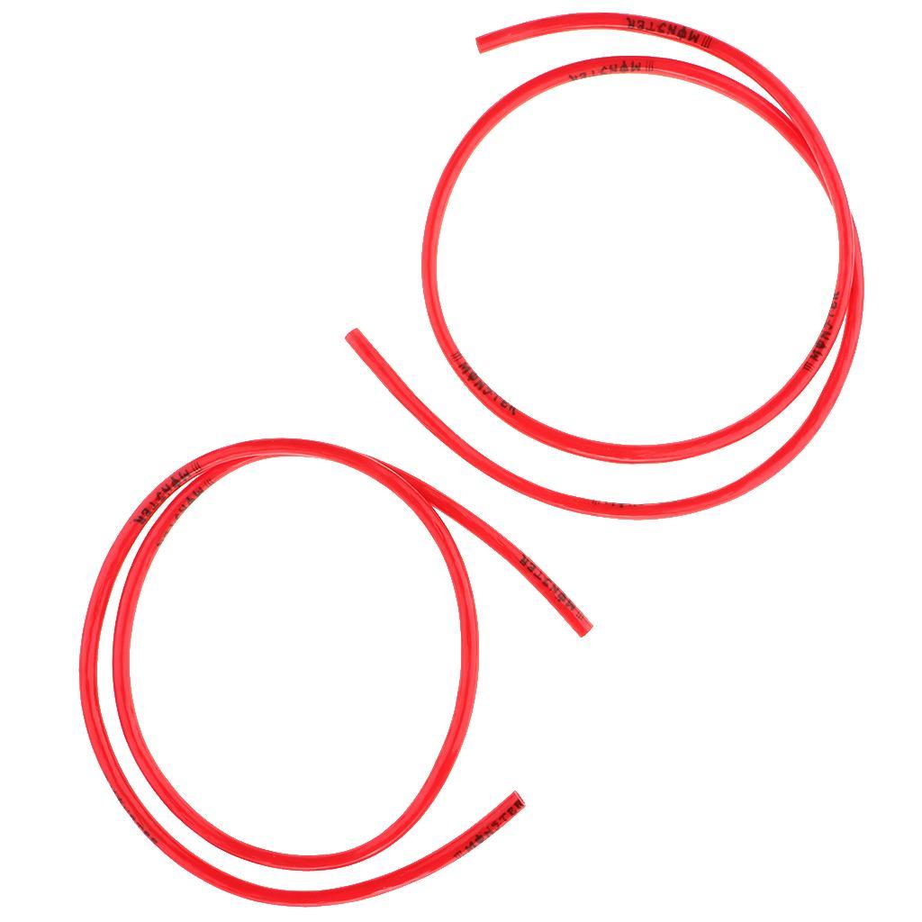 Universal Brake Line Clutch Oil Hose Pipe Fitting for Motorcycle  Red