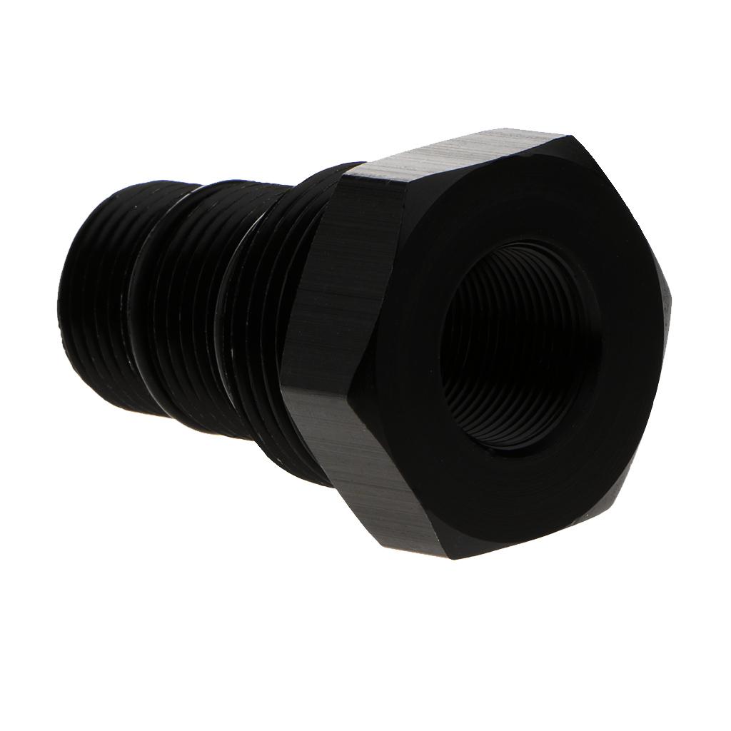 Black Auto Car Oil Filter Threaded Adapter 5/8-24 to 3/4-16 13/16-16 3/4NPT