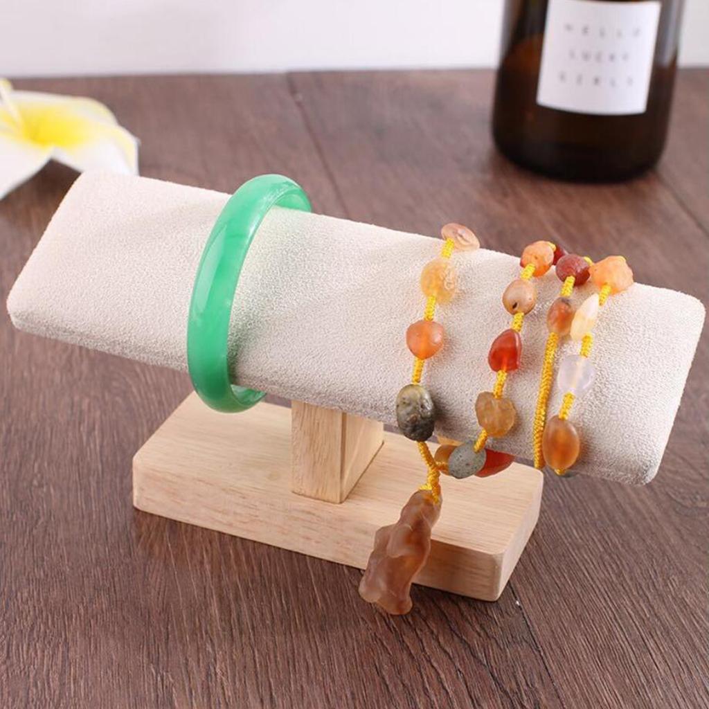 2pcs T-bar Watch Display Stand Jewelry Bracelets Holder Stand for Showcase
