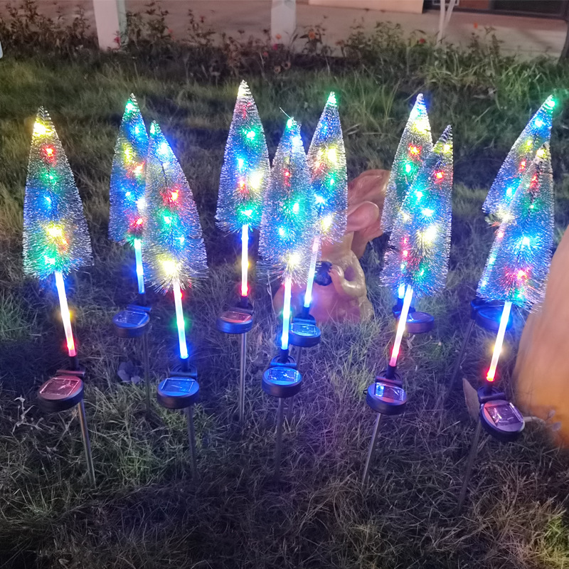 Đèn trang trí năng lượng mặt trời Cây thông, tiết kiệm điện, bóng siêu sáng, chống thấm nước - DA3202