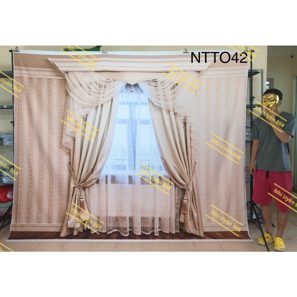 Tranh vải decor / Thảm vải treo tường / Thảm vải chụp ảnh chủ đề Livestream cảnh nội thất