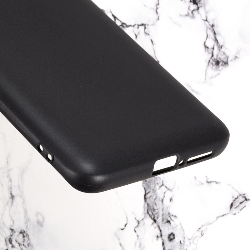 Ốp lưng cho Xiaomi Mi 10 chất liệu silicon dẻo màu đen chống sốc