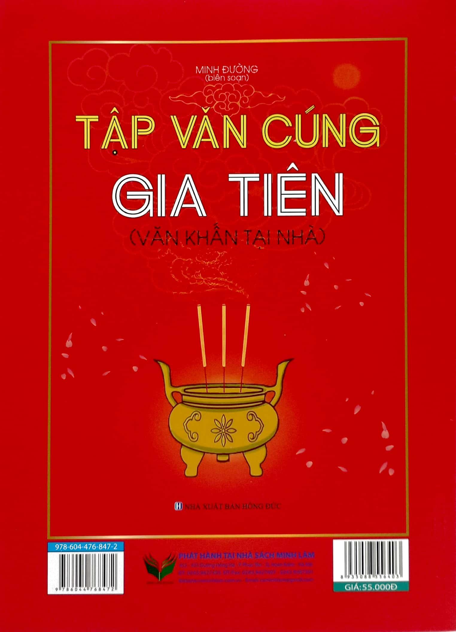 Tập Văn Cúng Gia Tiên (Văn Khẩn Tại Nhà)