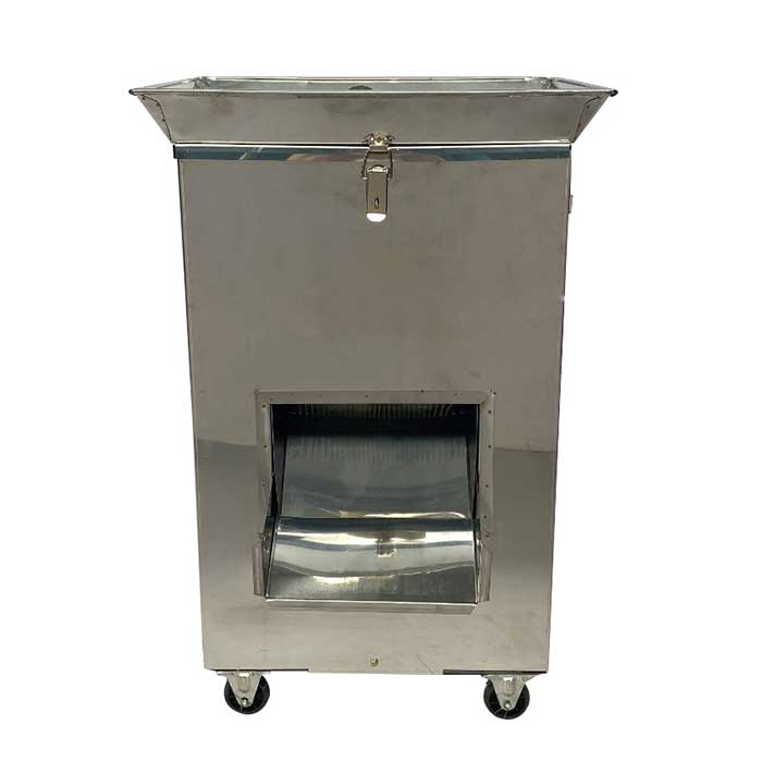 Máy thái thịt tươi sống công nghiệp ABG JR-D2.2 Công suất 2200W sử dụng ở các chợ, nhà hàng, bếp ăn tiết kiệm thời gian