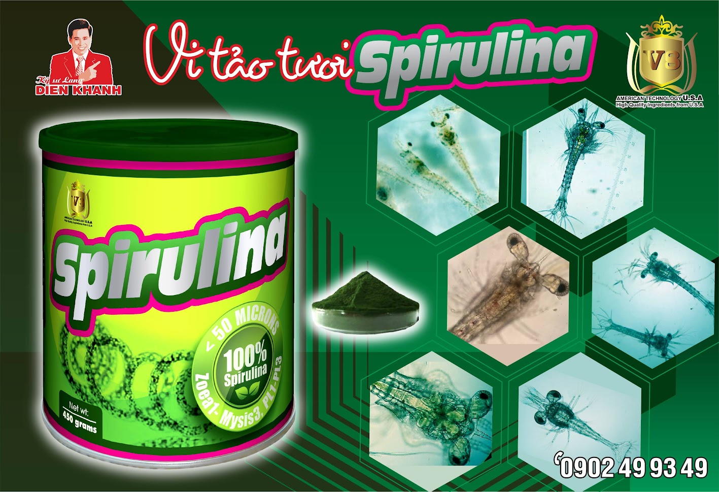 Spirulina tảo tươi cho tôm, cá