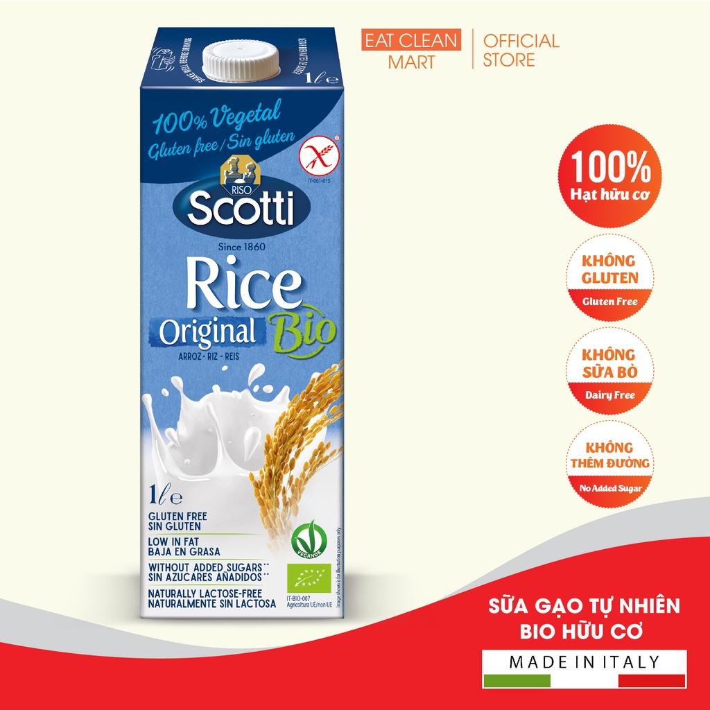 Sữa Gạo Tự Nhiên Hữu Cơ Riso Scotti - BIO Original Rice Drink - Hộp 1L