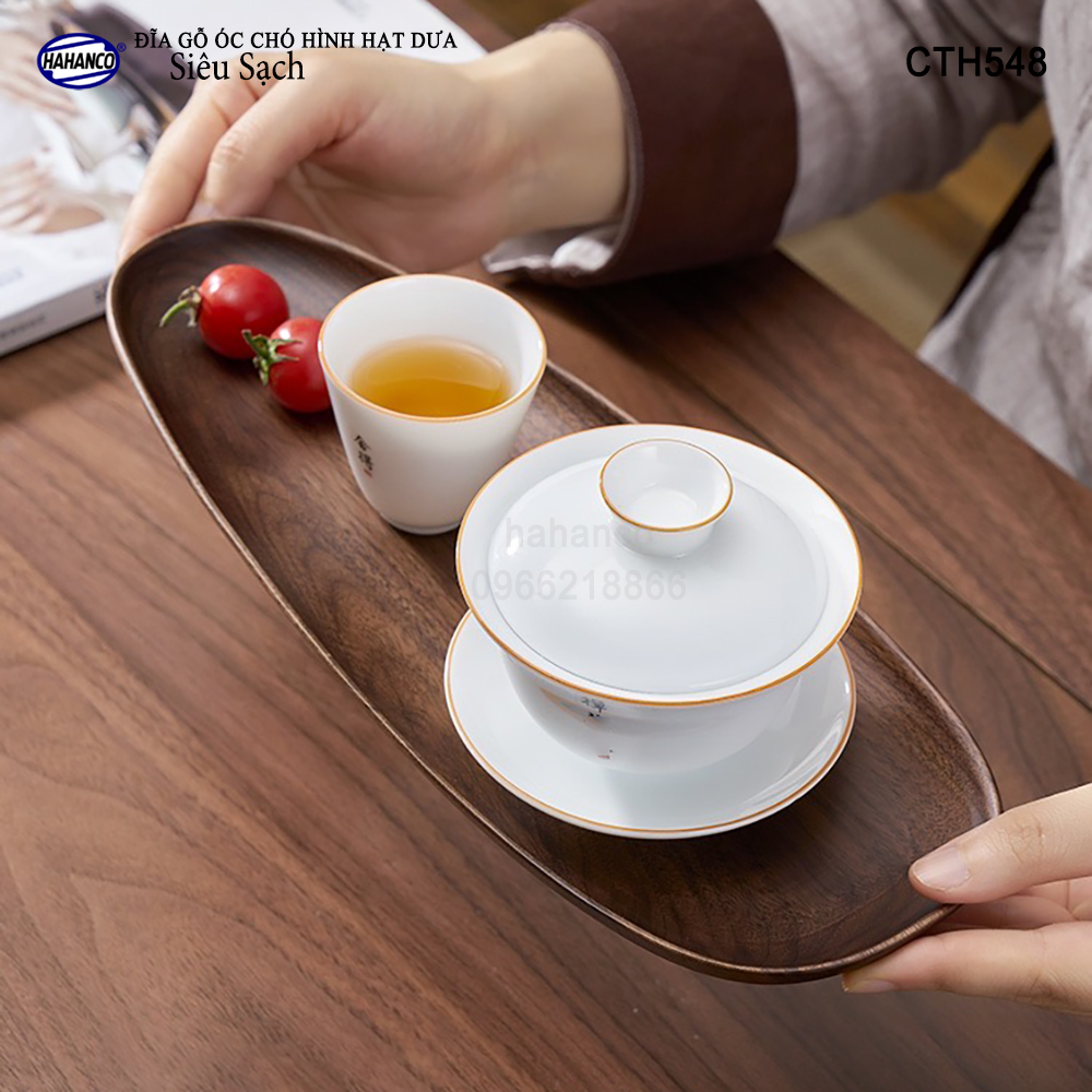Đĩa Khay Gỗ Óc Chó hàng Xuất Khẩu - đựng đồ ăn/trang trí - đĩa bánh mì/trái cây/ bít tết/ pizza/ phụ kiện chụp ảnh, bày món ăn trong nhà hàng - Sang trọng trên bàn ăn