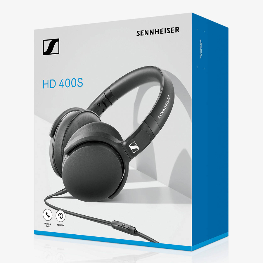 Tai Nghe Có Dây Chụp Tai Over-ear Sennheiser HD 400S - Hàng Chính Hãng