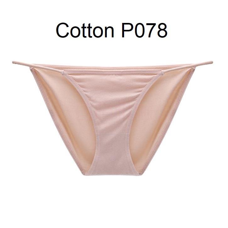 Quần Lót Cotton Dây Mảnh Thoáng Khí Siêu Mềm Mại P078
