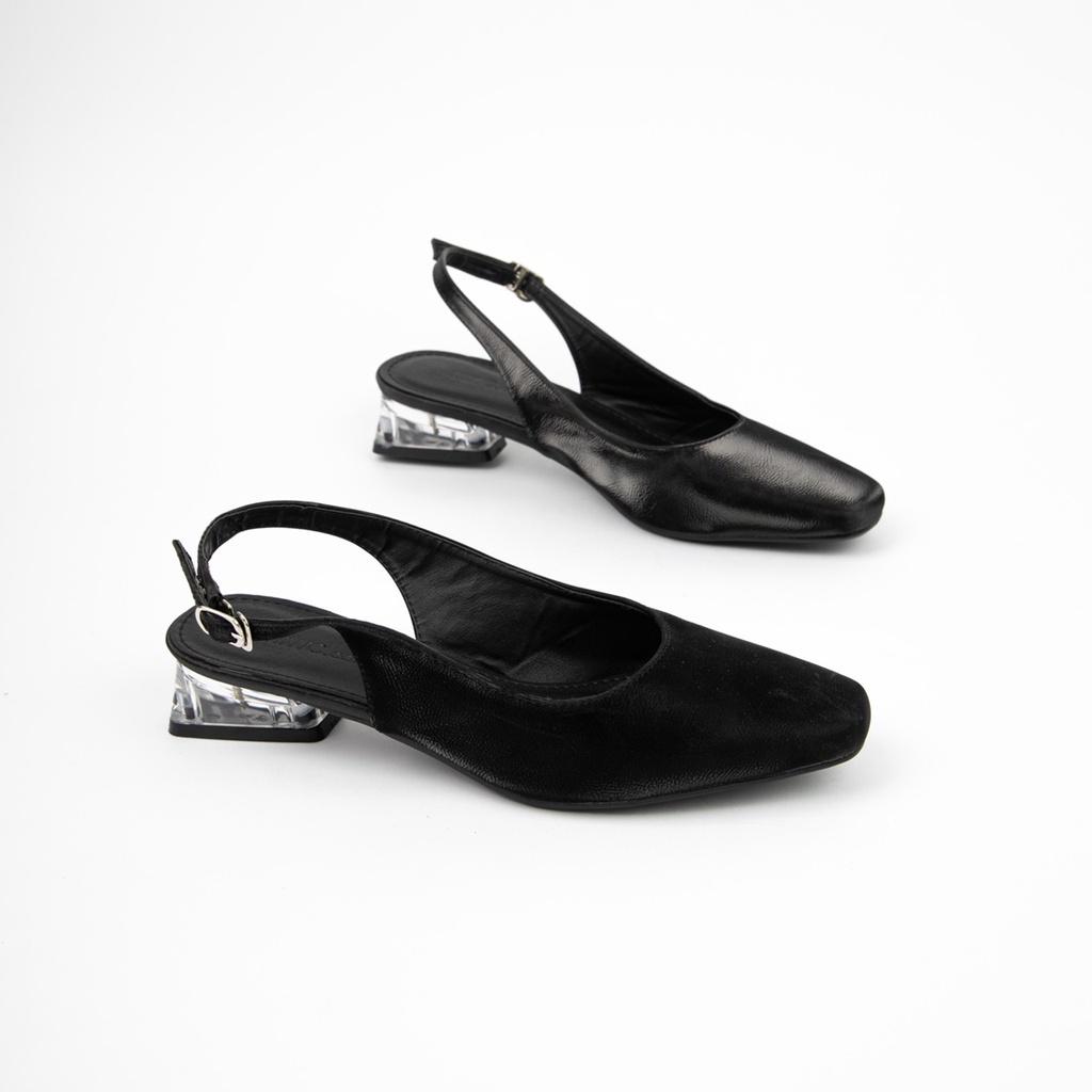 Giày Cao Gót thời trang MWC giày cao gót quai hậu basic thanh lịch NUCG-11052