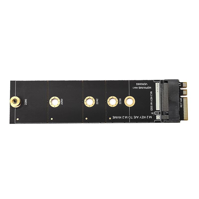Không dây M.2 A/E KEY SLOT TO M.2 M KEY WiFI FILE FITAPTER tương thích cho cổng SSD NVME PCI Express