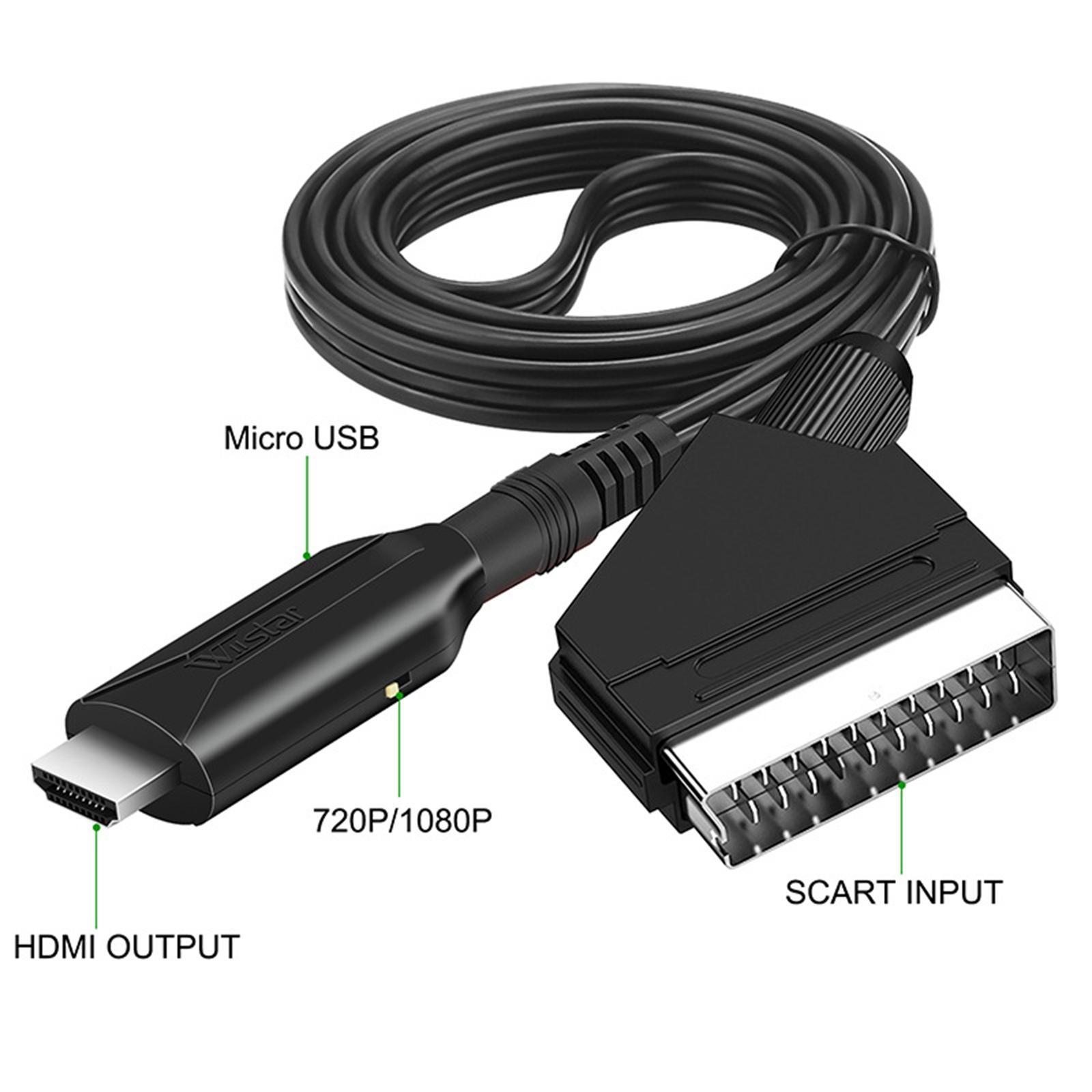 To  Converter Cable 1080P/720P Compact Portable Flexible for DVD