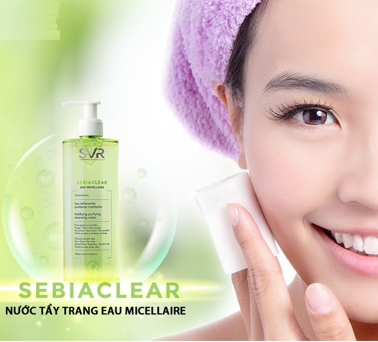 Nước Tẩy Trang SVR Sebiaclear Eau Micellaire 400ml - JESS SHOP COSMETICS