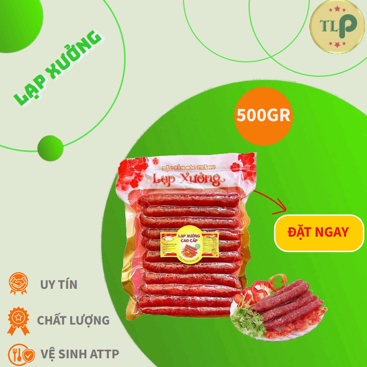 500G LẠP XƯỞNG TÔM THƯỢNG HẠNG ÍT MỠ SIÊU NGON TLP