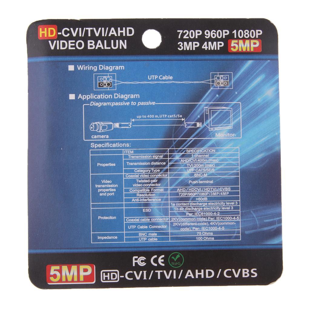 2 Pieces Universal Video Receiver Cable For Video