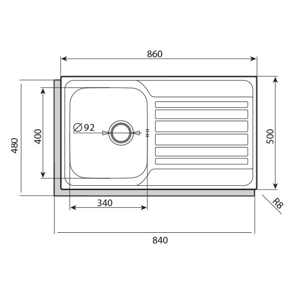 Chậu rửa CATA CDP-1(Hàng Chính Hãng)