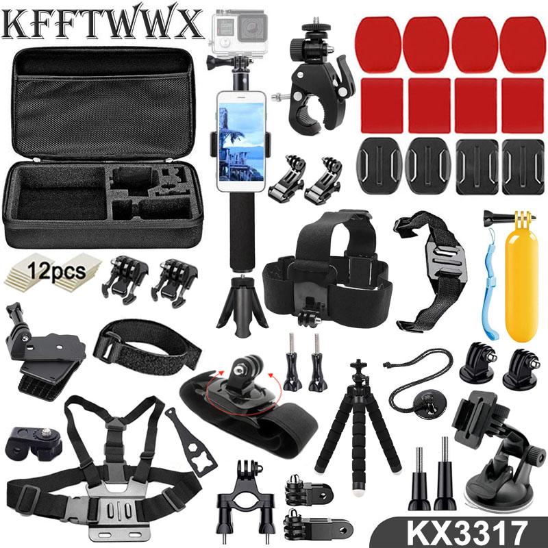 Bộ phụ kiện KFFTWWX cho GoPro Hero 11 10 9 Black 8 7 6 5 Chân máy xe đạp cho Go Pro SJCAM SJ4000 YI 4K EKEN H9 AKASO DBPOWER