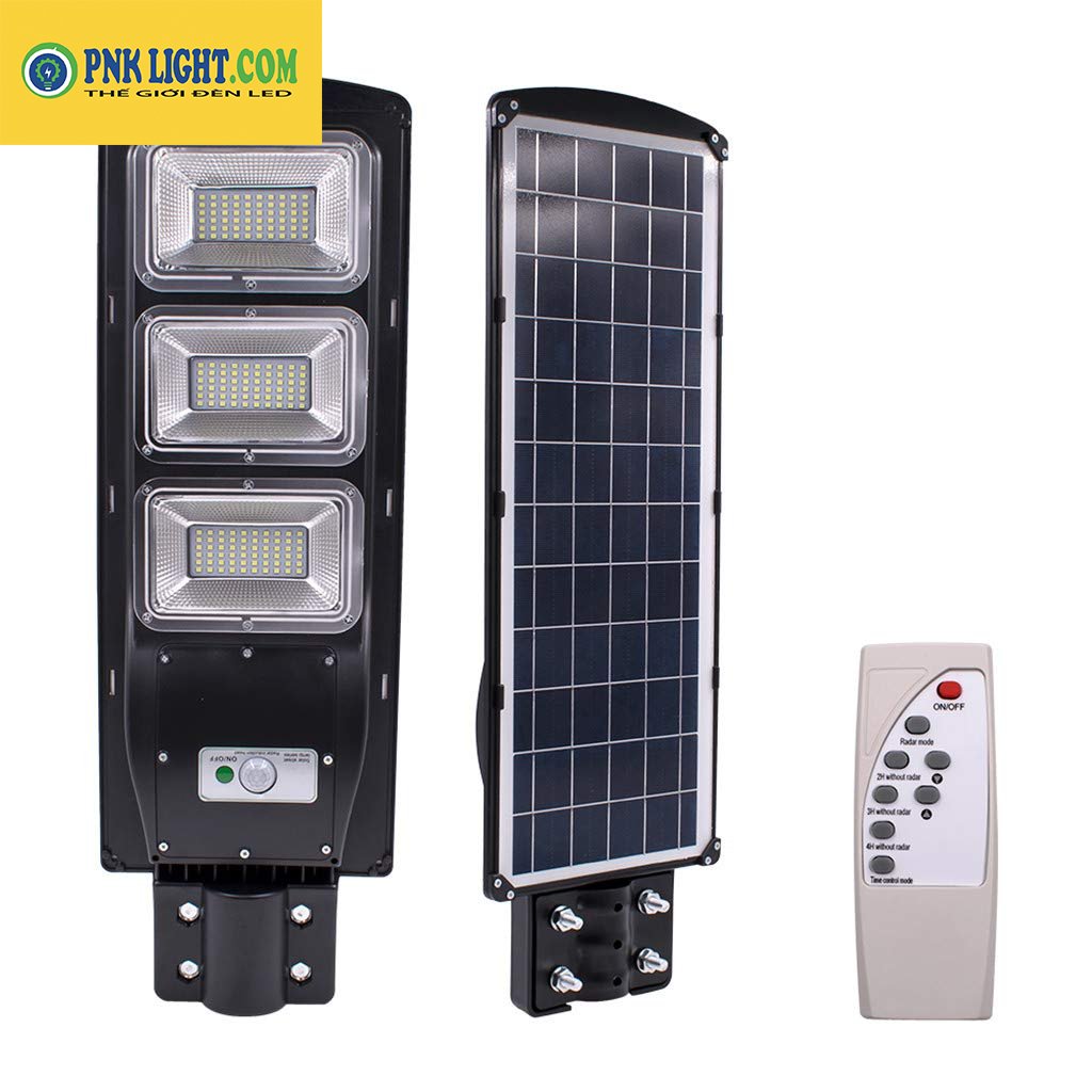 Đèn đường năng lượng mặt trời, tấm pin liền, công suất 90w 150w 200w 240w 360w 500w, không tốn tiền điện