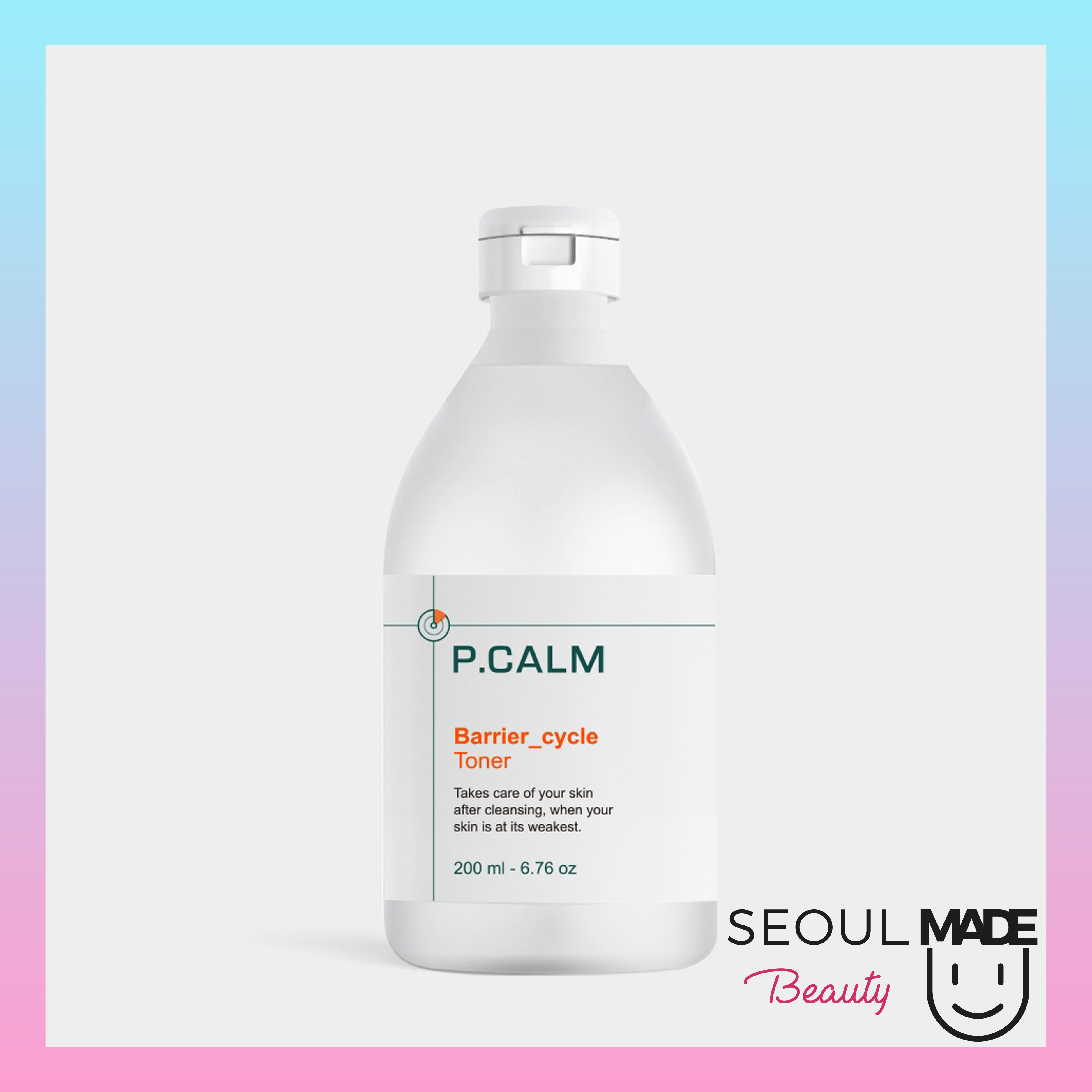 Nước hoa hồng dịu nhẹ ngừa mụn làm trắng da PCALM Barrier Cycle Toner 200ml