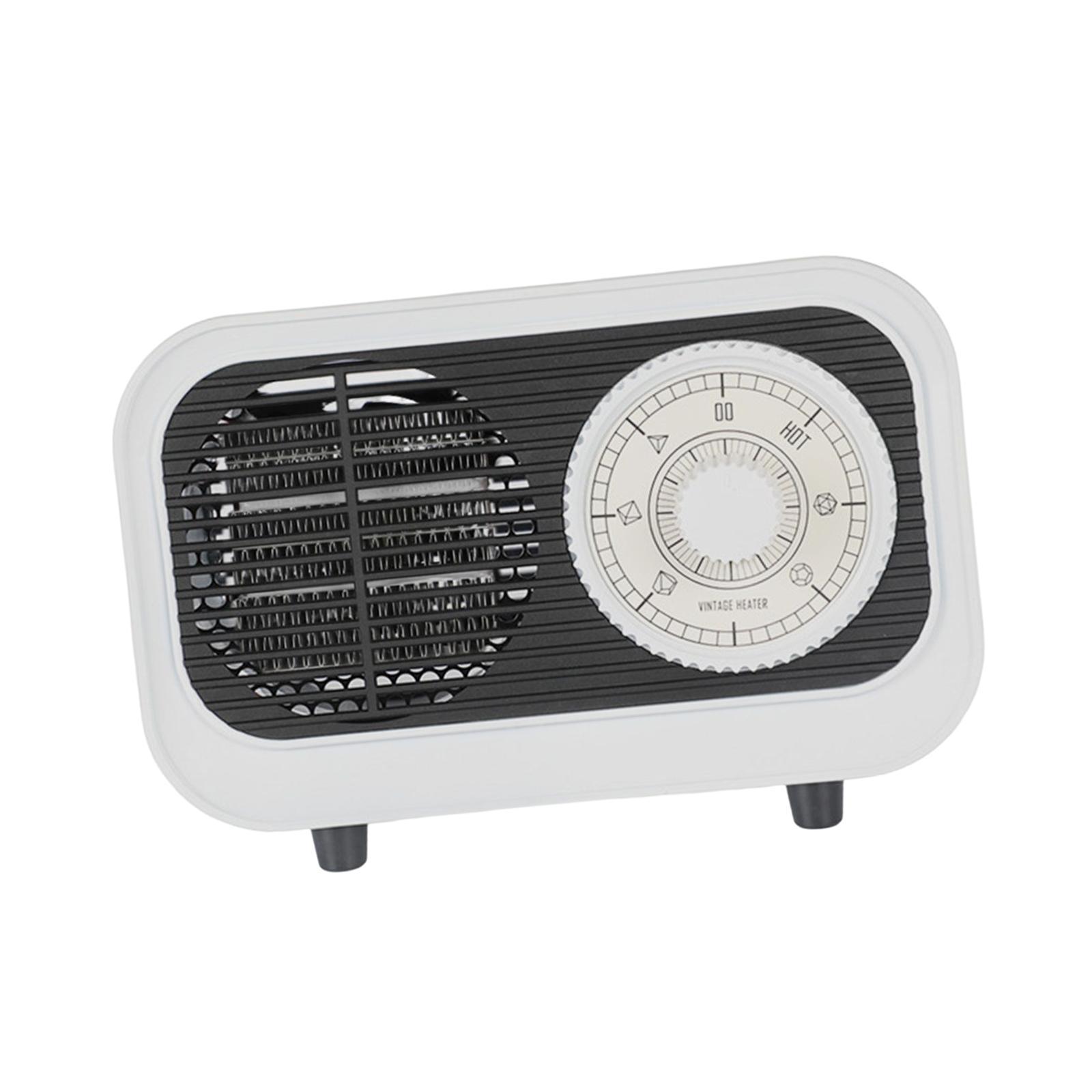 Warm Air Blower Space Heater Portable Retro for Bedroom Winter Room