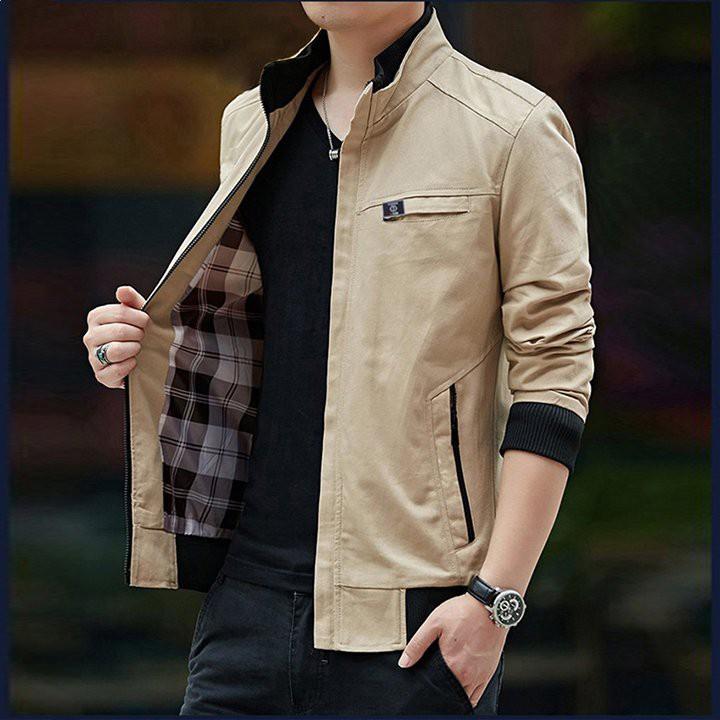 Áo khoác nam túi caro chuẩn shop chuẩn shop-A1000 - A1000-RÊU